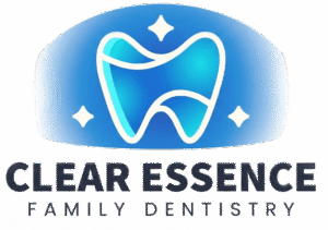 Clear Essence Family Dentistry full color logo with tooth icon