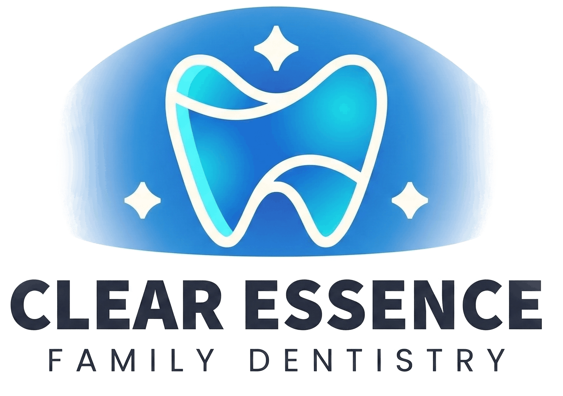 Clear Essence Family Dentistry full color logo with tooth icon